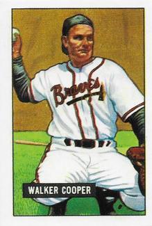 1986 Card Collectors 1951 Bowman (Reprint) #135 Walker Cooper Front