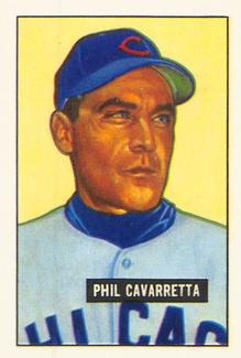 1986 Card Collectors 1951 Bowman (Reprint) #138 Phil Cavarretta Front