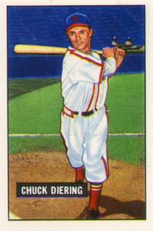 1986 Card Collectors 1951 Bowman (Reprint) #158 Chuck Diering Front