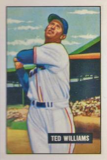 1986 Card Collectors 1951 Bowman (Reprint) #165 Ted Williams Front