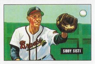 1986 Card Collectors 1951 Bowman (Reprint) #170 Sibby Sisti Front