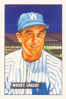 1986 Card Collectors 1951 Bowman (Reprint) #205 Mickey Grasso Front
