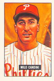 1986 Card Collectors 1951 Bowman (Reprint) #255 Milo Candini Front