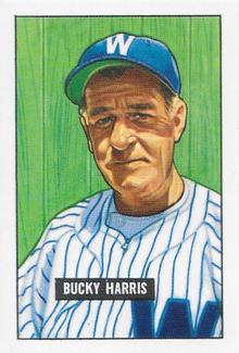 1986 Card Collectors 1951 Bowman (Reprint) #275 Bucky Harris Front