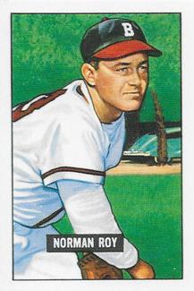 1986 Card Collectors 1951 Bowman (Reprint) #278 Norman Roy Front