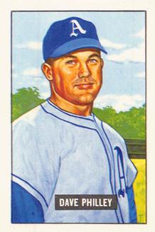 1986 Card Collectors 1951 Bowman (Reprint) #297 Dave Philley Front