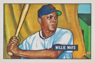 1986 Card Collectors 1951 Bowman (Reprint) #305 Willie Mays Front