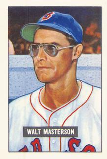 1986 Card Collectors 1951 Bowman (Reprint) #307 Walt Masterson Front