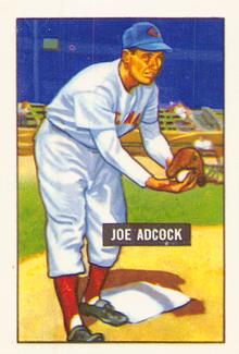1986 Card Collectors 1951 Bowman (Reprint) #323 Joe Adcock Front