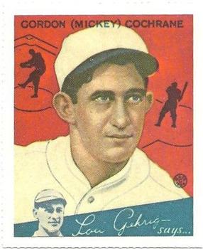 1978 Dover Publications Hall of Fame Cards Reprints #2 Mickey Cochrane Front