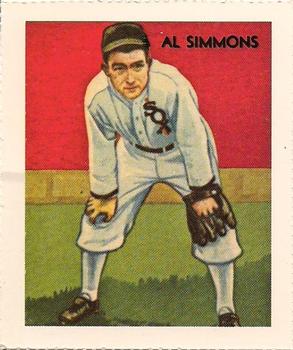 1978 Dover Publications Hall of Fame Cards Reprints #2 Al Simmons Front