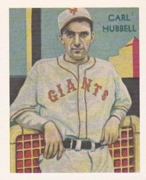 1978 Dover Publications Hall of Fame Cards Reprints #39 Carl Hubbell Front