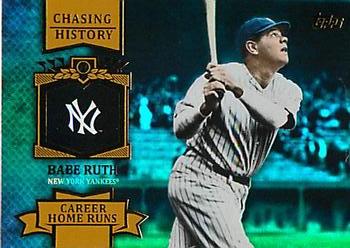 2013 Topps - Chasing History Gold Foil #CH-11 Babe Ruth Front