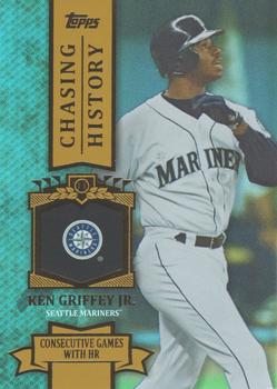2013 Topps - Chasing History Gold Foil #CH-18 Ken Griffey Jr. Front