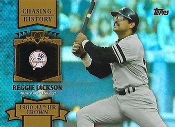 2013 Topps - Chasing History Gold Foil #CH-20 Reggie Jackson Front
