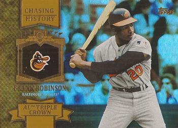 2013 Topps - Chasing History Gold Foil #CH-21 Frank Robinson Front