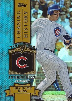 2013 Topps - Chasing History Gold Foil #CH-54 Anthony Rizzo Front