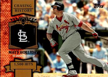 2013 Topps - Chasing History Gold Foil #CH-56 Matt Holliday Front