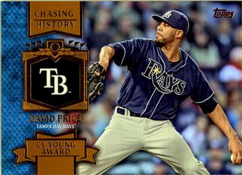 2013 Topps - Chasing History Gold Foil #CH-61 David Price Front