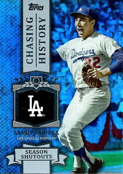 2013 Topps - Chasing History Gold Foil #CH-69 Sandy Koufax Front
