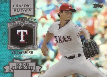 2013 Topps - Chasing History Gold Foil #CH-80 Yu Darvish Front