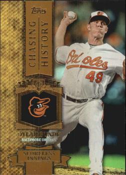 2013 Topps - Chasing History Gold Foil #CH-96 Dylan Bundy Front