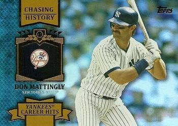2013 Topps - Chasing History Gold Foil #CH-13 Don Mattingly Front