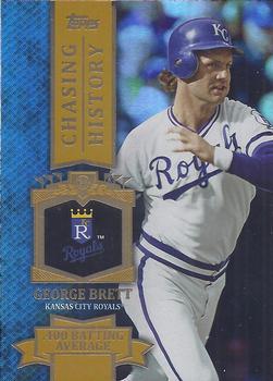 2013 Topps - Chasing History Gold Foil #CH-23 George Brett Front