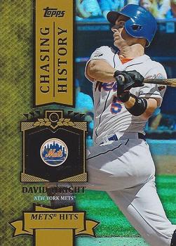 2013 Topps - Chasing History Gold Foil #CH-24 David Wright Front