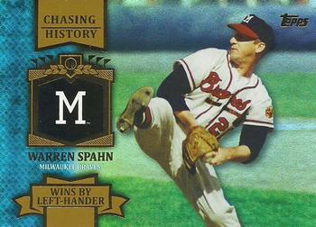 2013 Topps - Chasing History Gold Foil #CH-31 Warren Spahn Front