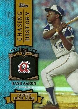 2013 Topps - Chasing History Gold Foil #CH-35 Hank Aaron Front