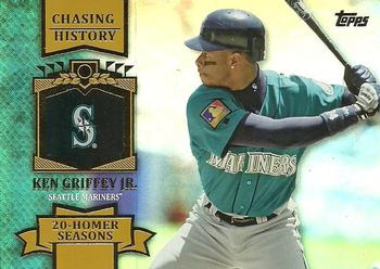 2013 Topps - Chasing History Gold Foil #CH-55 Ken Griffey Jr. Front