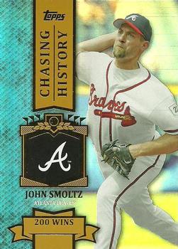 2013 Topps - Chasing History Gold Foil #CH-68 John Smoltz Front