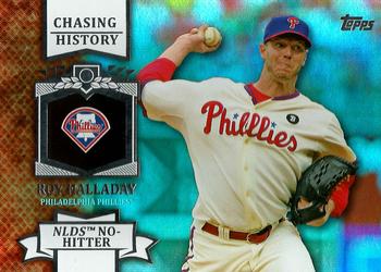 2013 Topps - Chasing History Silver Foil #CH-1 Roy Halladay Front