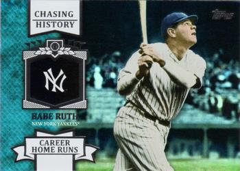 2013 Topps - Chasing History Silver Foil #CH-11 Babe Ruth Front