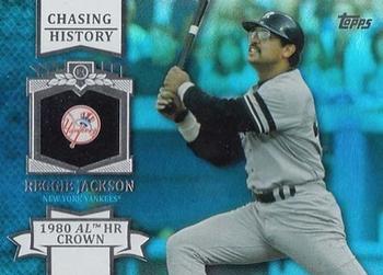 2013 Topps - Chasing History Silver Foil #CH-20 Reggie Jackson Front