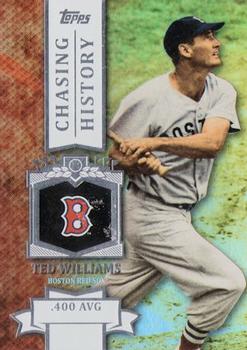 2013 Topps - Chasing History Silver Foil #CH-33 Ted Williams Front