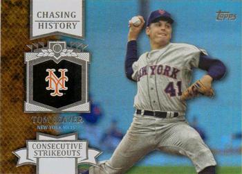 2013 Topps - Chasing History Silver Foil #CH-38 Tom Seaver Front