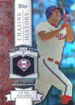 2013 Topps - Chasing History Silver Foil #CH-39 Jim Thome Back