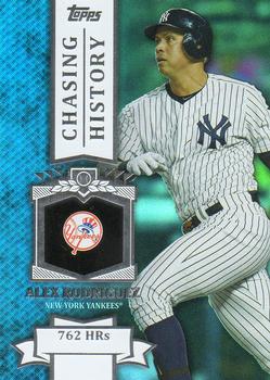 2013 Topps - Chasing History Silver Foil #CH-42 Alex Rodriguez Front