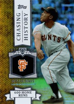 2013 Topps - Chasing History Silver Foil #CH-47 Willie Mays Front