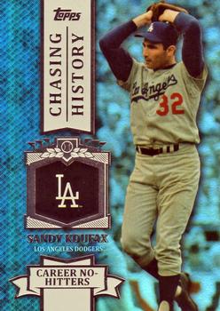 2013 Topps - Chasing History Silver Foil #CH-50 Sandy Koufax Front