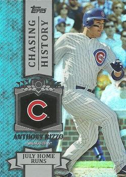 2013 Topps - Chasing History Silver Foil #CH-54 Anthony Rizzo Front