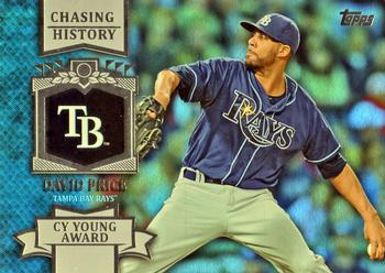 2013 Topps - Chasing History Silver Foil #CH-61 David Price Front
