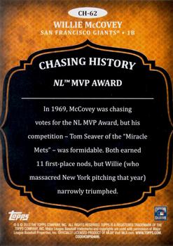 2013 Topps - Chasing History Silver Foil #CH-62 Willie McCovey Back