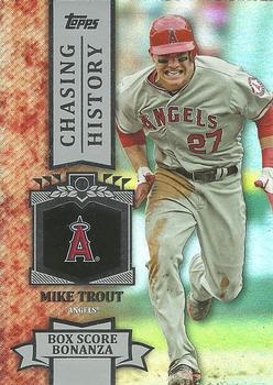 2013 Topps - Chasing History Silver Foil #CH-64 Mike Trout Front