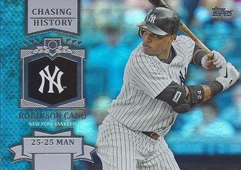 2013 Topps - Chasing History Silver Foil #CH-73 Robinson Cano Front