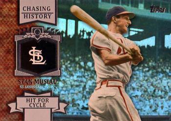 2013 Topps - Chasing History Silver Foil #CH-74 Stan Musial Front