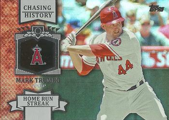 2013 Topps - Chasing History Silver Foil #CH-78 Mark Trumbo Front