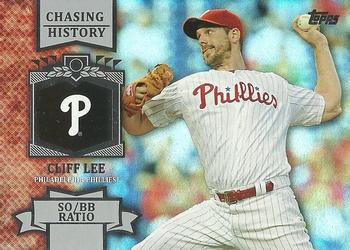 2013 Topps - Chasing History Silver Foil #CH-81 Cliff Lee Front